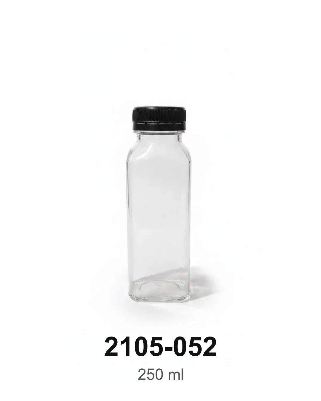 Square French Juice Bottle 250 ml